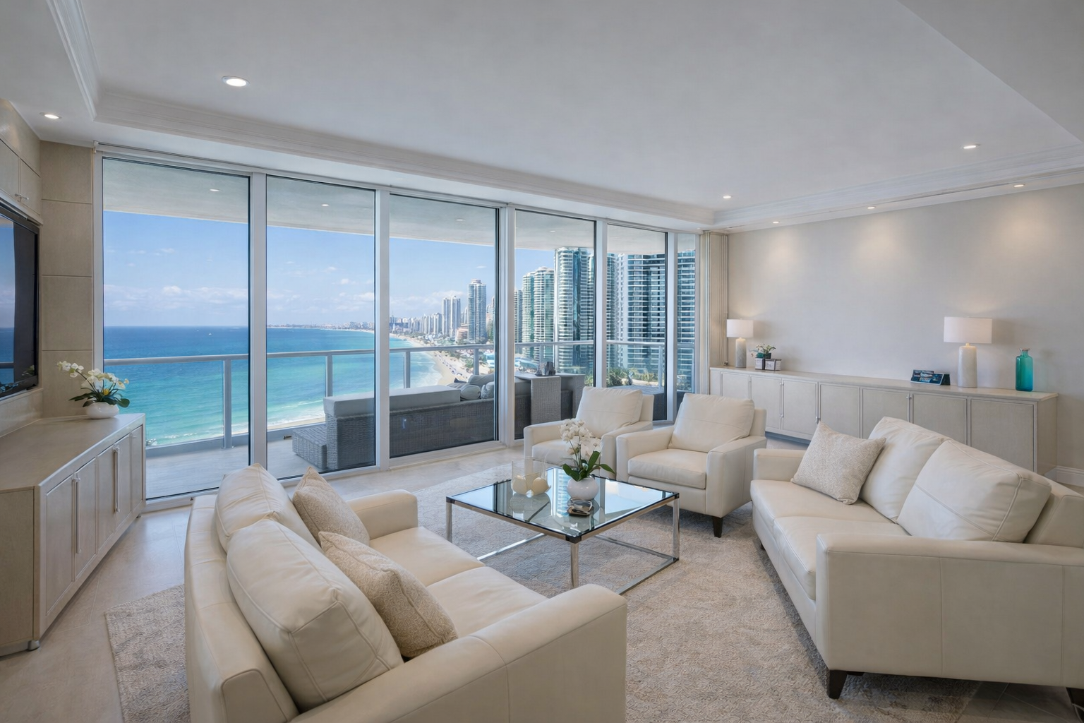 Luxury leather cleaning service project showcase